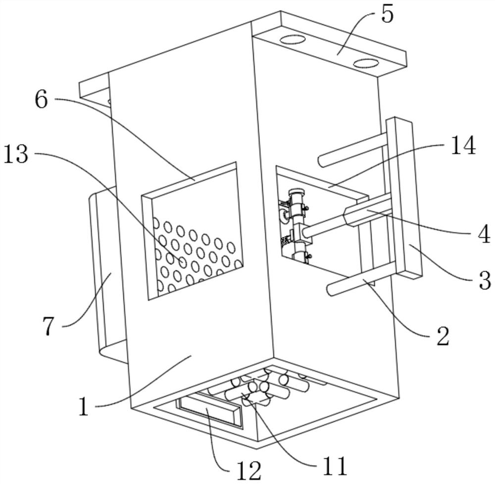 Bag opening mechanism of packaging bag for nut packaging machine