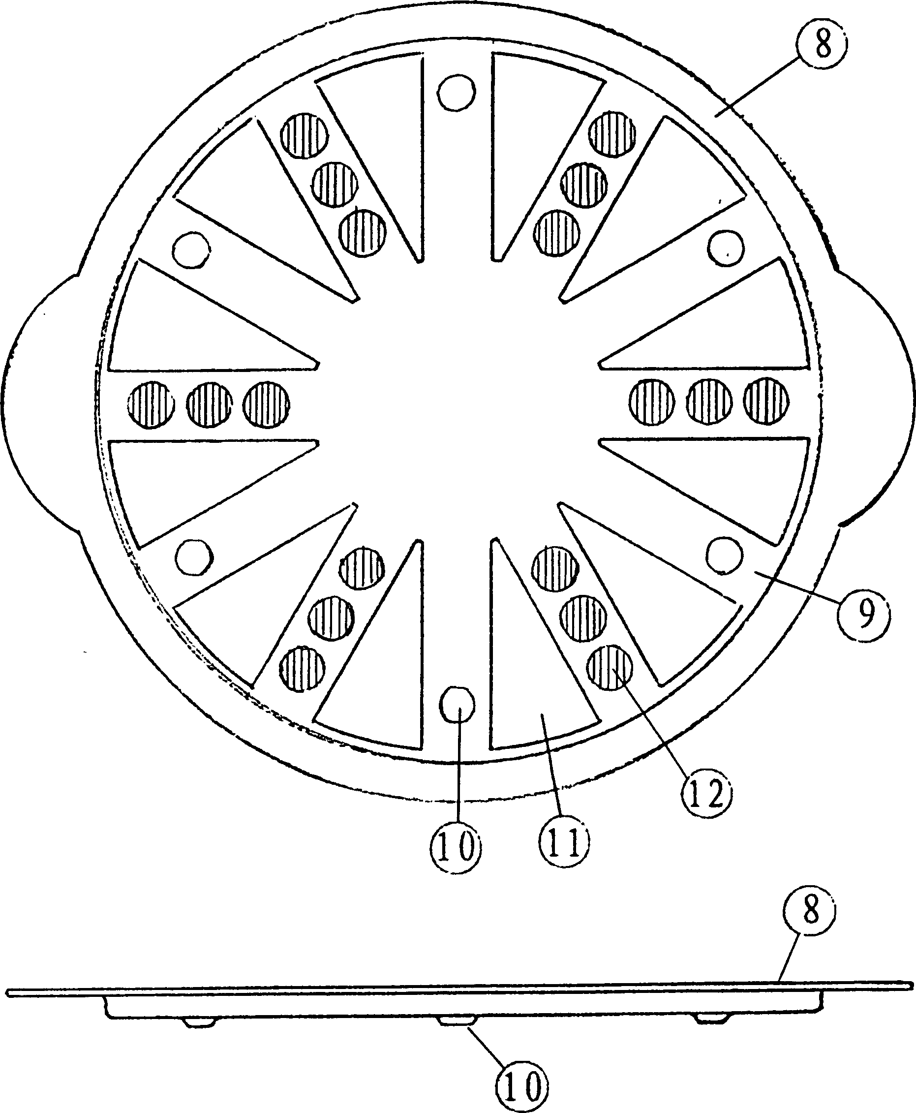 Apparatus capable of hanging teacup and goblet and sterilizing them by high-temperature steam