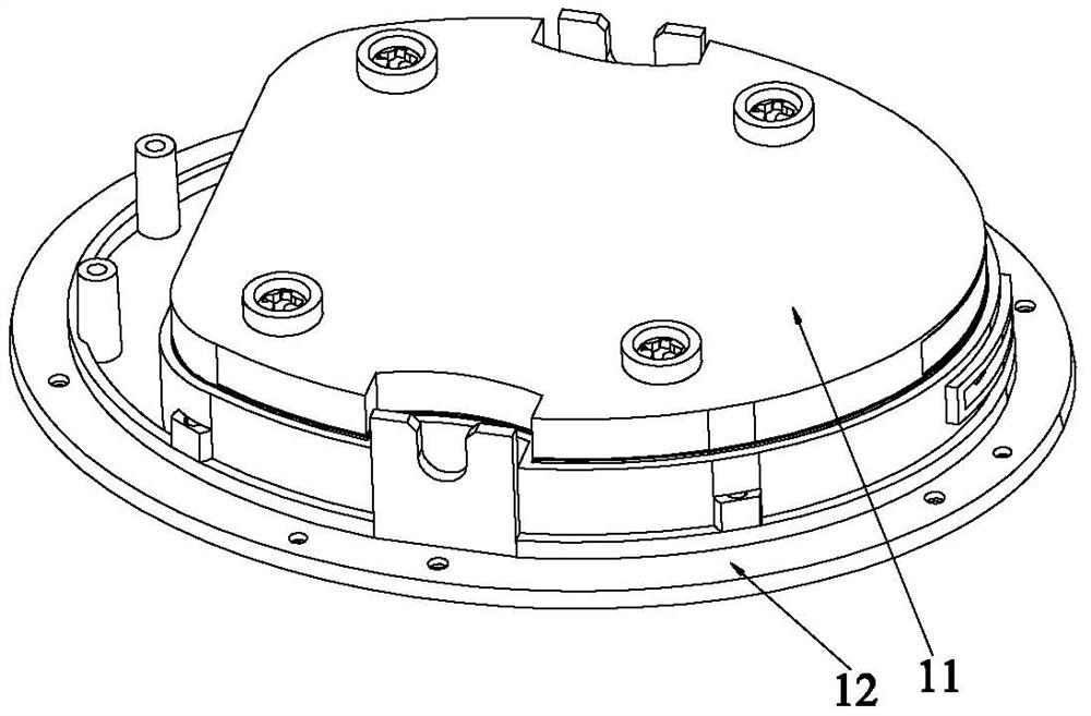 Three-sound-cavity frequency division horn module