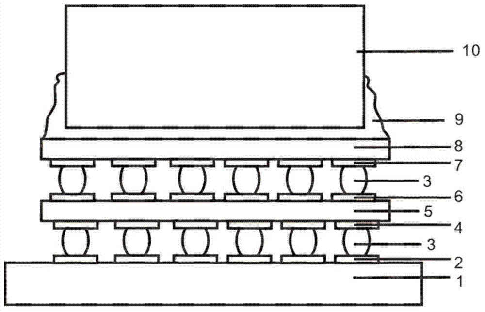 Quality test method for welding spots of package-on-package (PoP) device