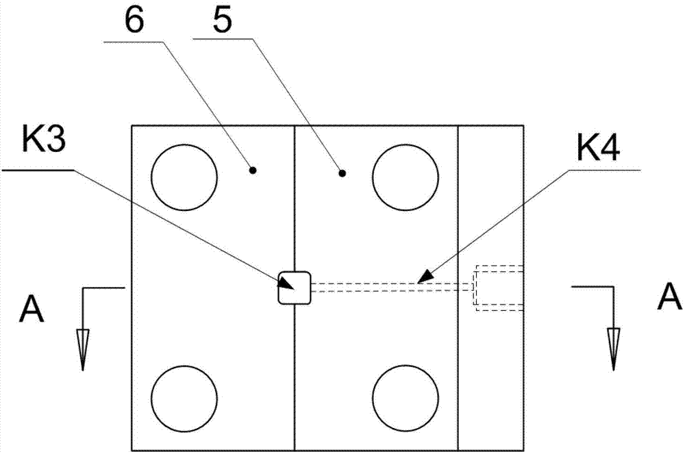 Forming mold and forming method of micro composite plastic part