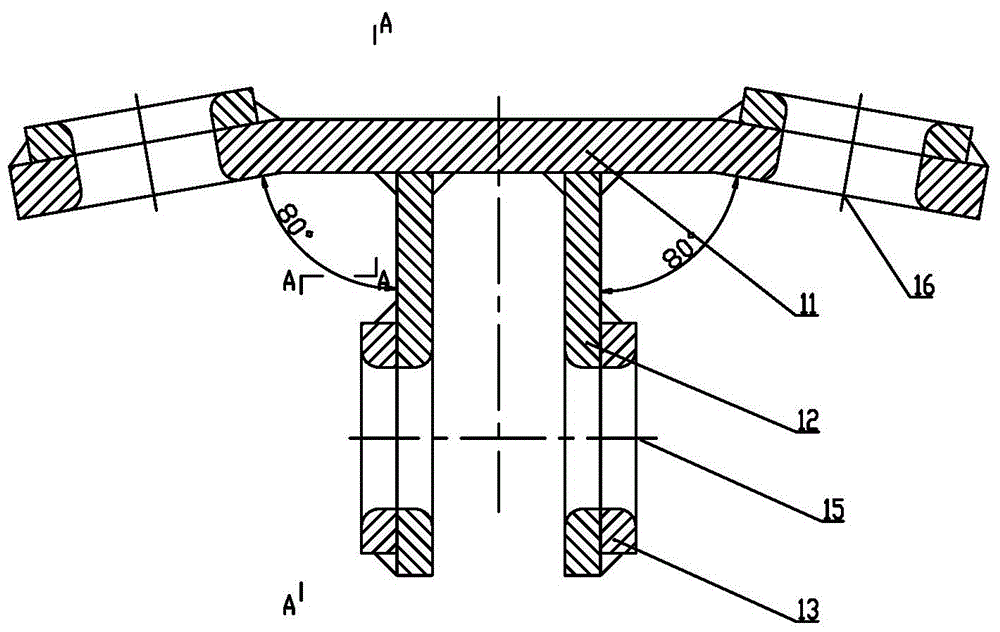 Special clamp for multiple divided conductor hot-line work lifting device