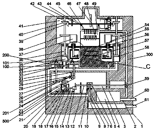 Steam turbine condenser and operating method thereof