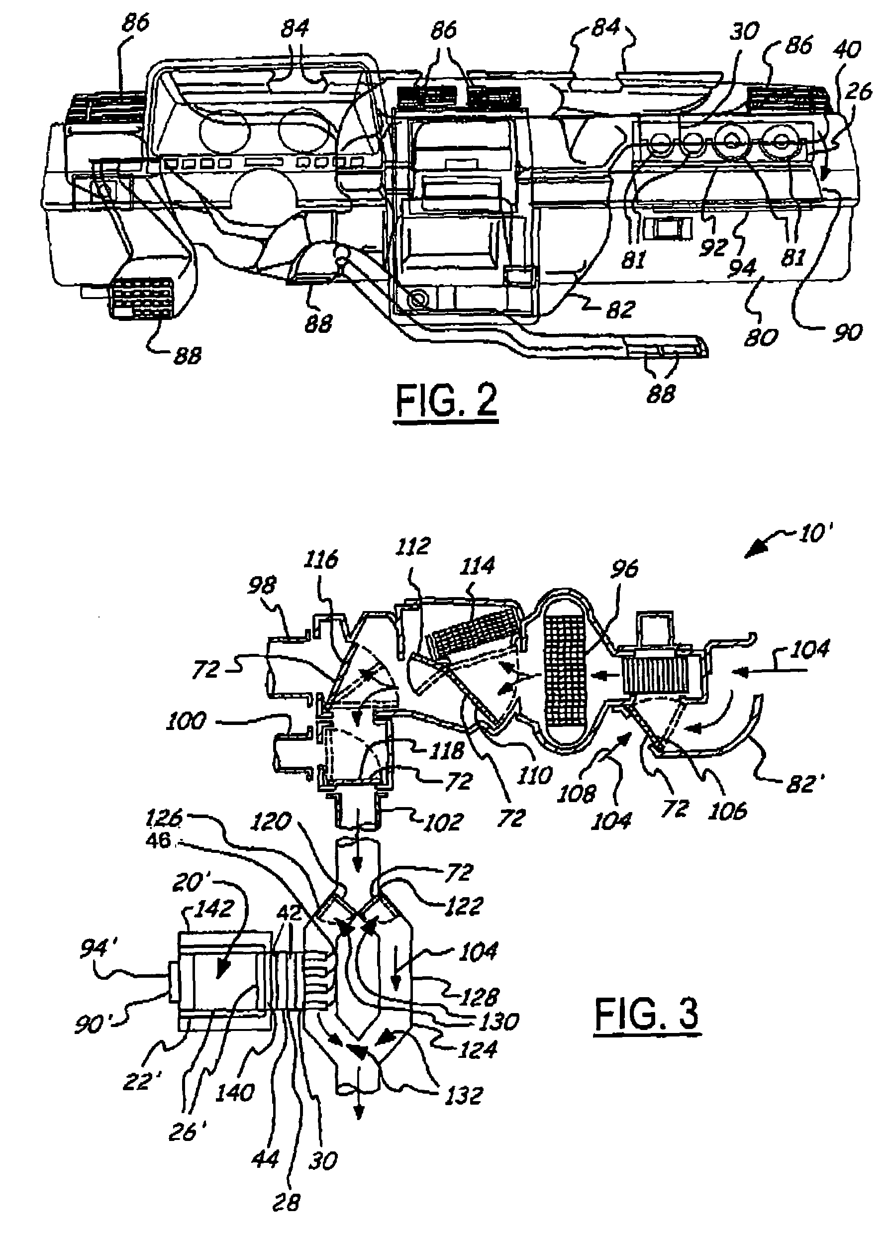 Thermally controlled storage space system for an interior cabin of a vehicle