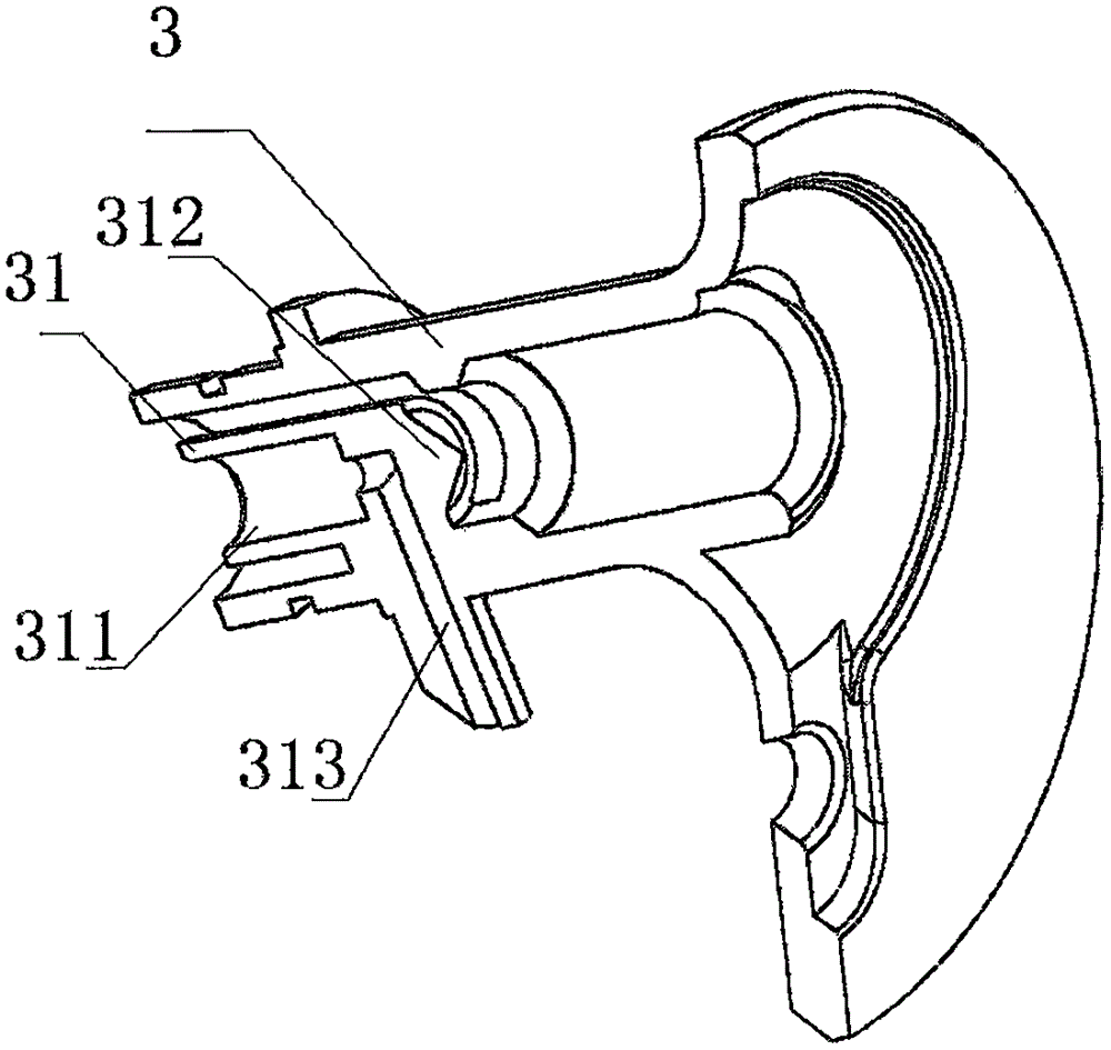 Gas-liquid assembly of beauty spray gun