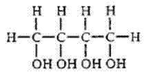 Method for producing phycite by using corn meal