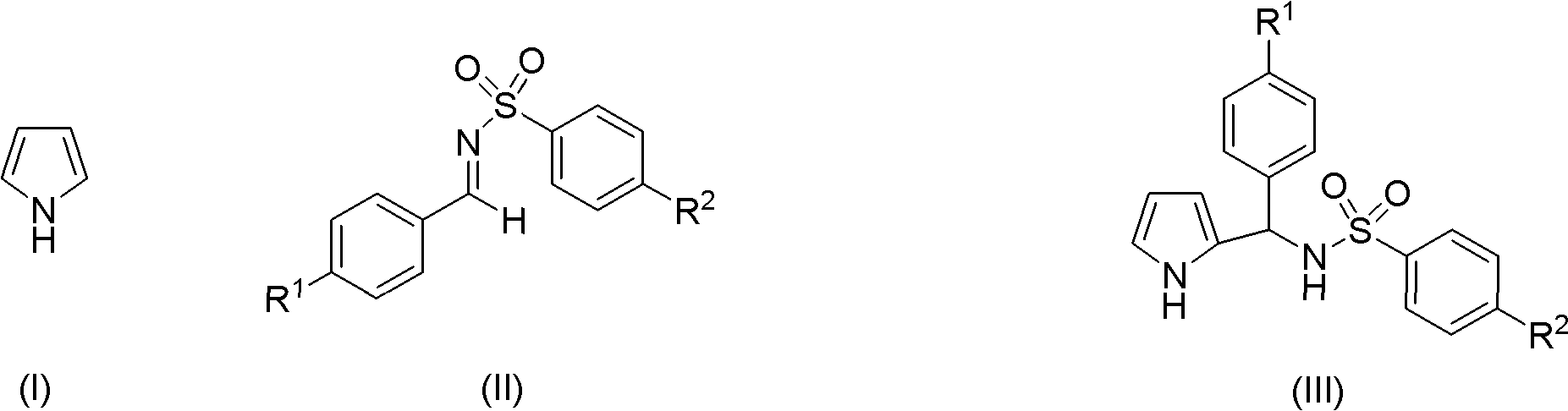 Preparation method of 2-pyrrole benzenylsulfonylamide compound