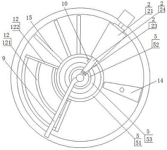 Recycling and reuse device for fine fibers in cardboard production wastewater