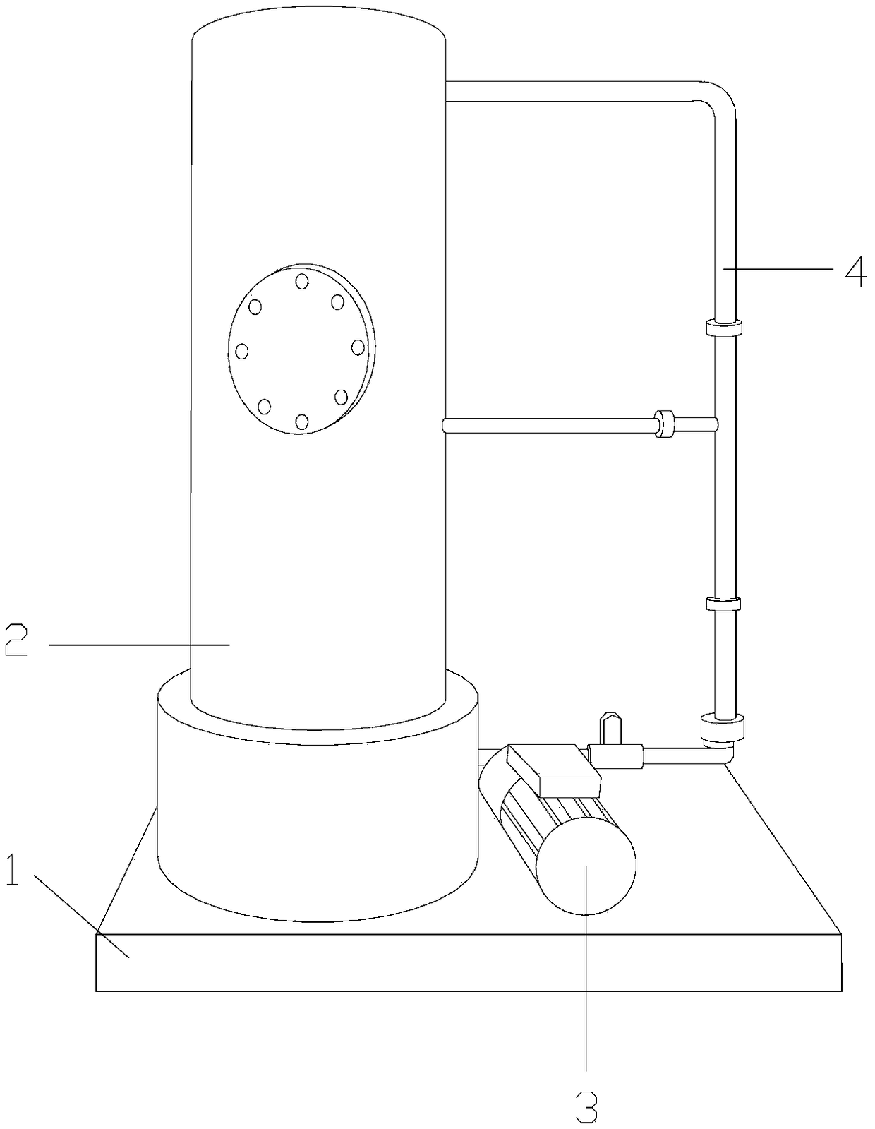 Plant volatile gas collecting device for solid phase micro-extraction