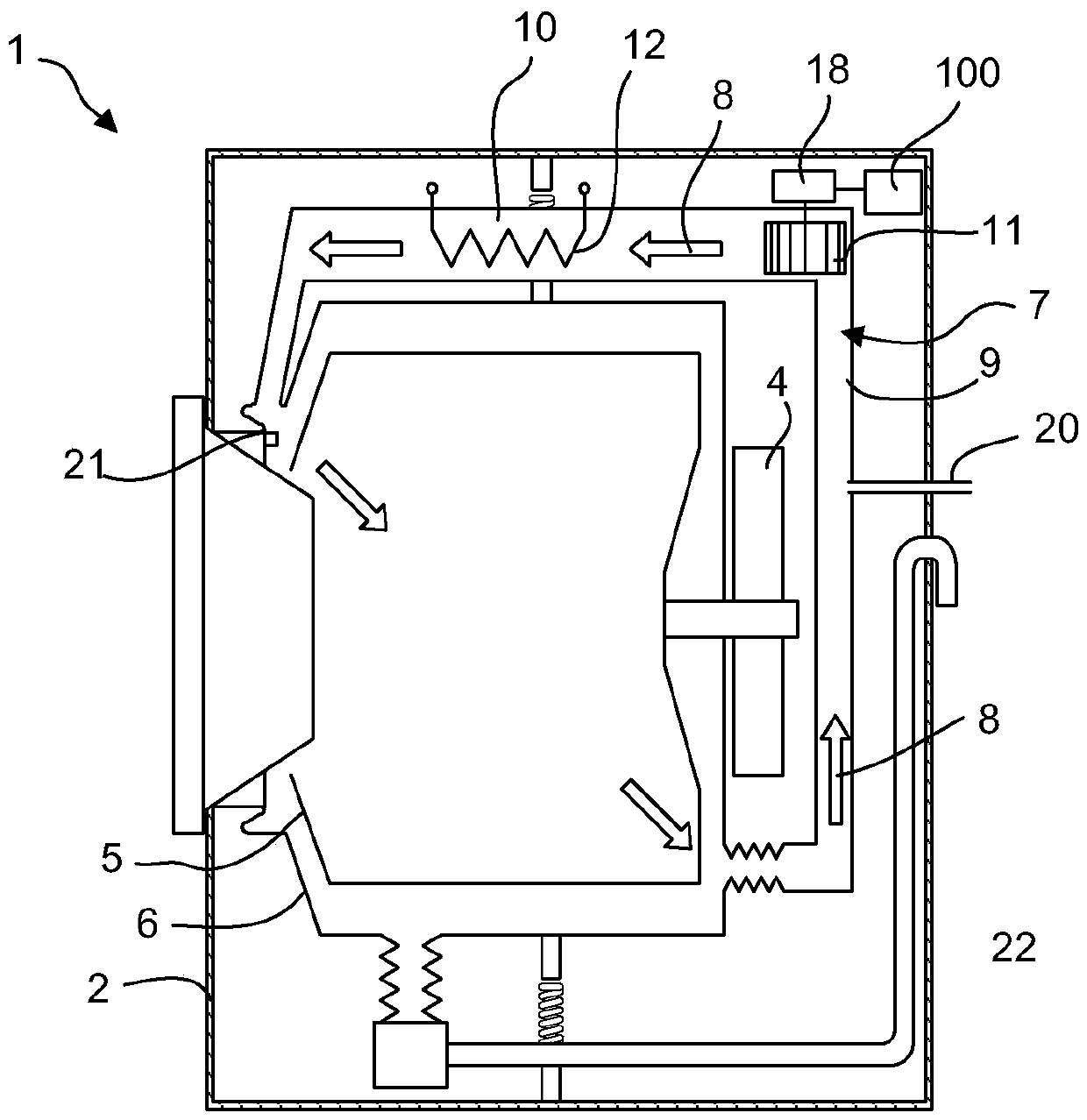 Clothes dryer and fault self-diagnosis method thereof