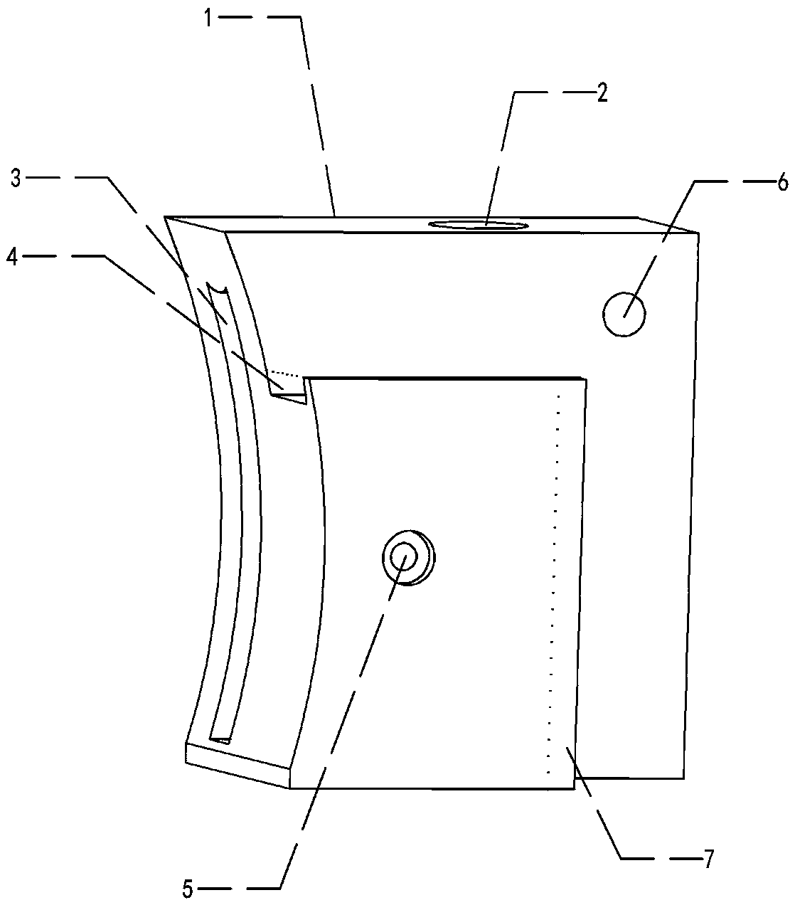 Lifting main body block special for moving-and-lifting easily-controlled type mobile phone holder