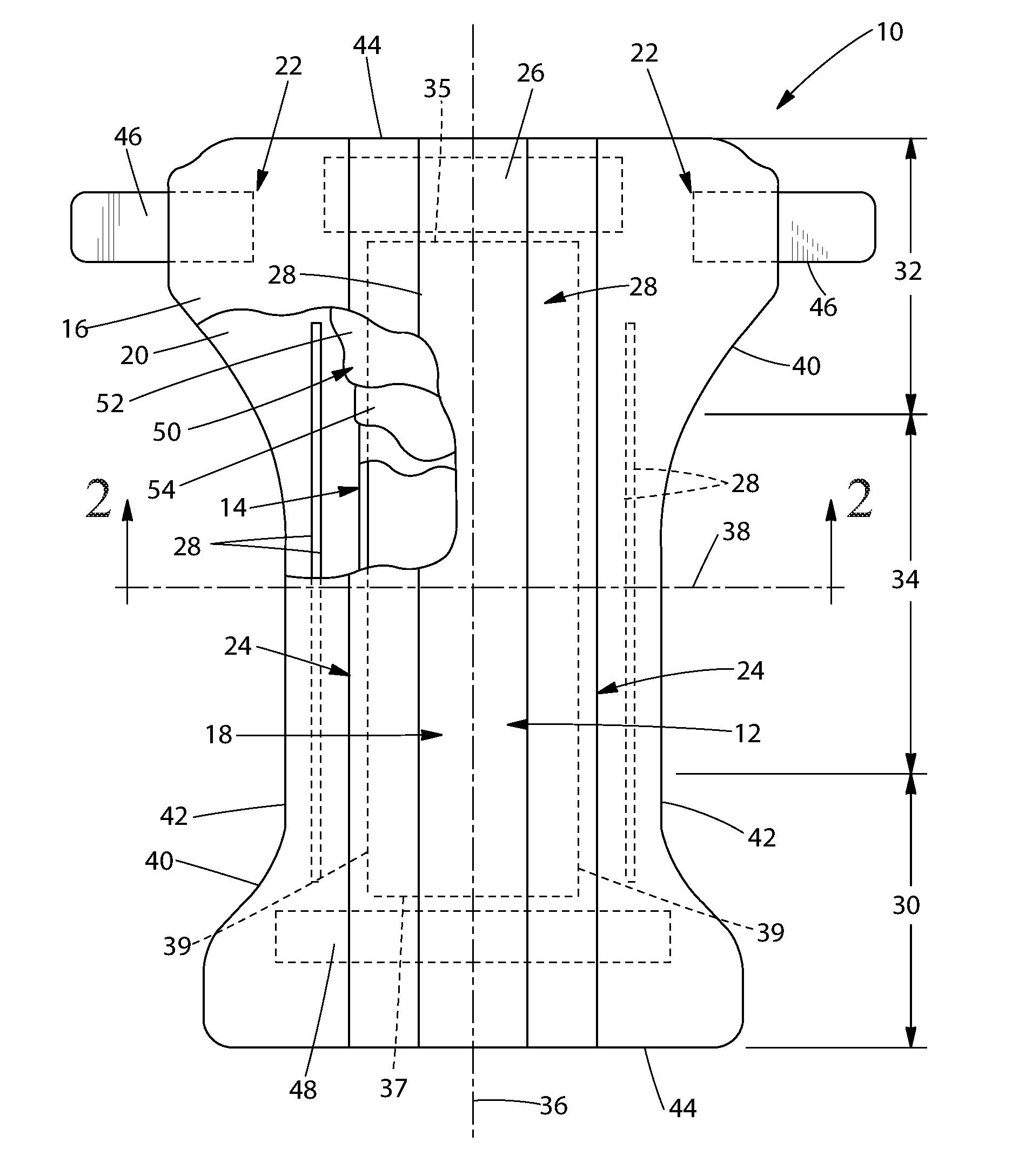 Absorbent articles with improved cores