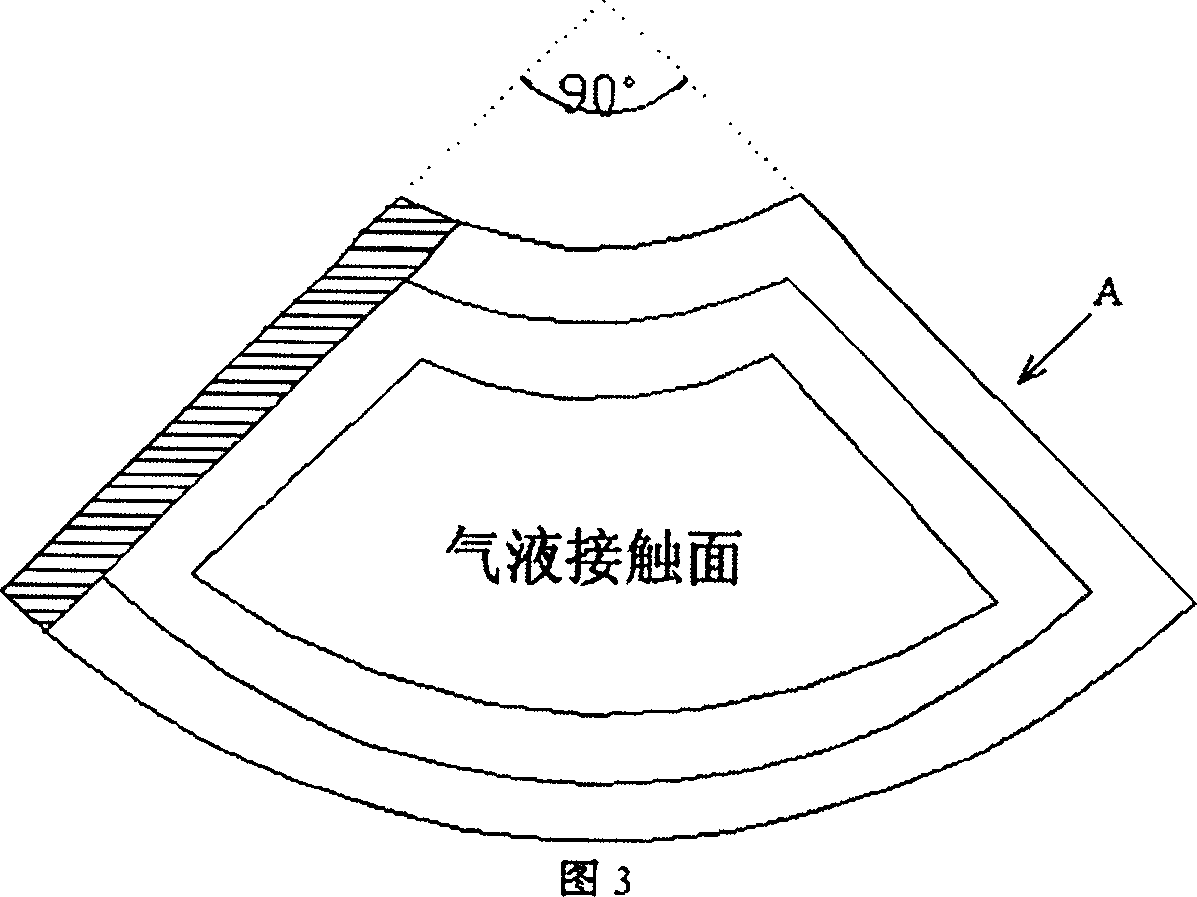 Spiral step falling distribution type separating tower column plate