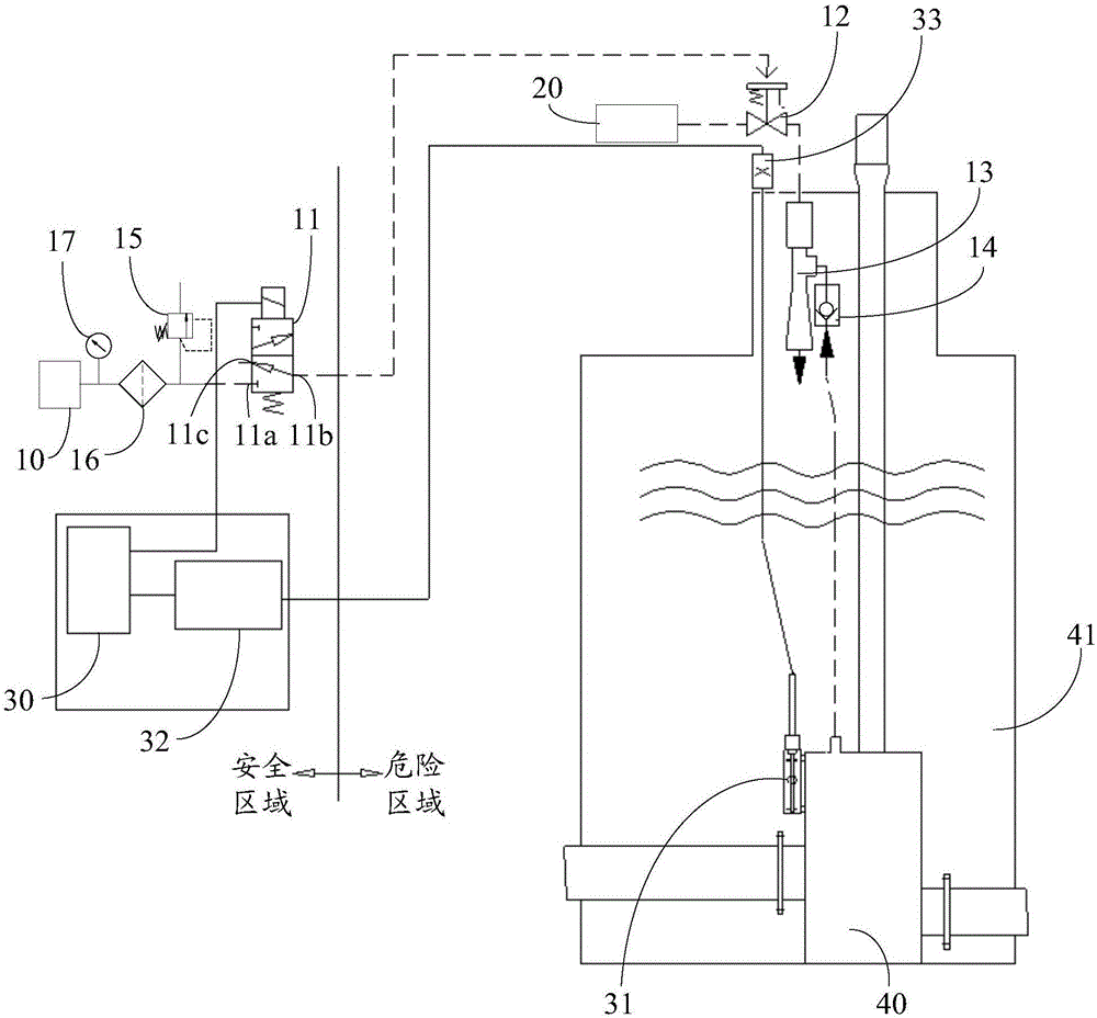 Exhaust system for ballast pump of oil tanker
