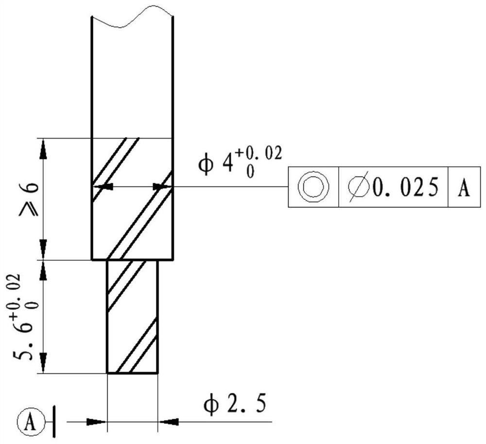 Machining method of waveguide installation hole in satellite antenna frame