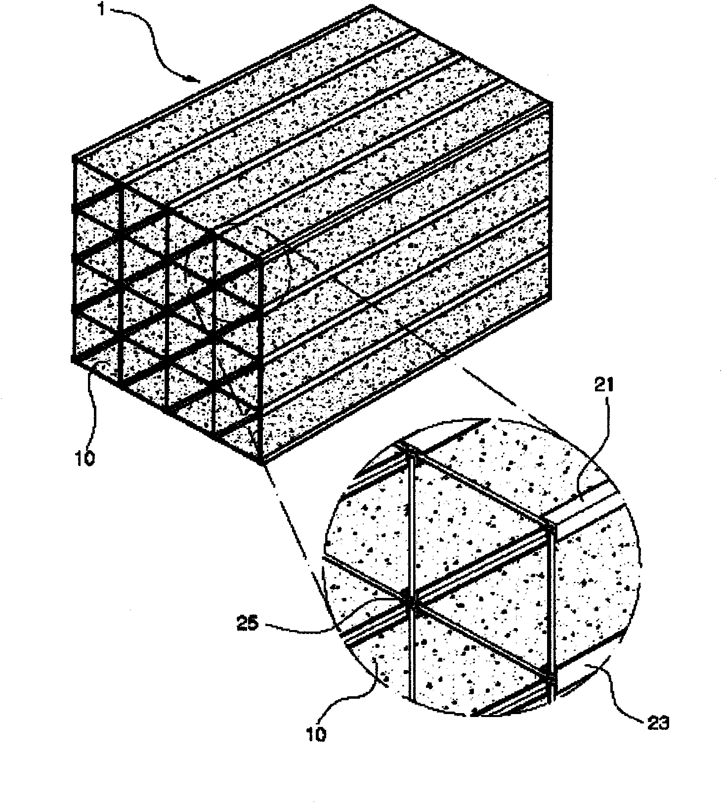 Grate muffler and preparation method thereof