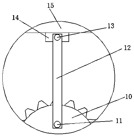 Quick angle adjustment and shock absorption method of a roof photovoltaic power generation mounting plate