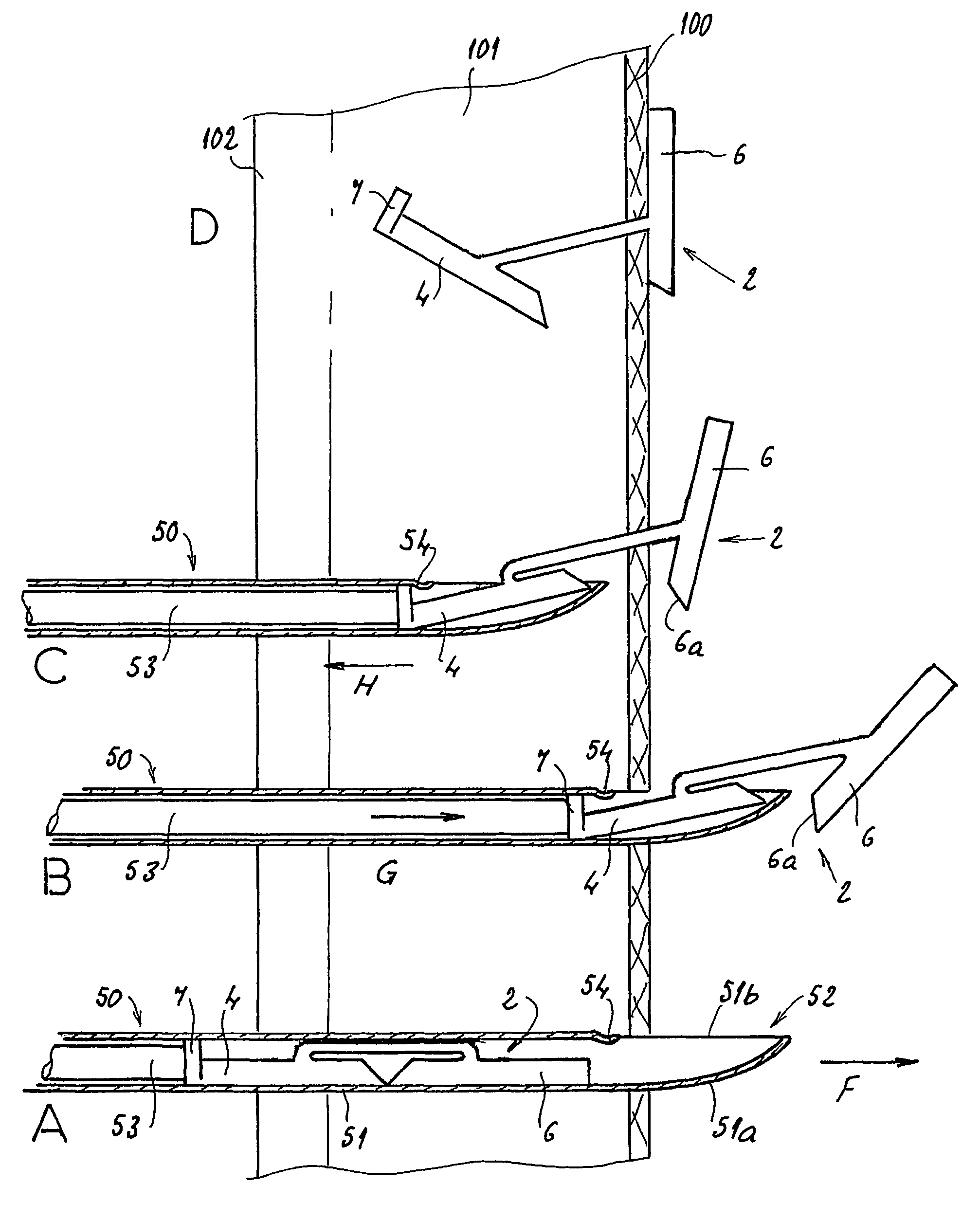 Fastener for fixing a prosthesis, and device for delivering this fastener