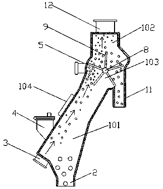 Winnowing machine for separating cotton stalk fiber and floc