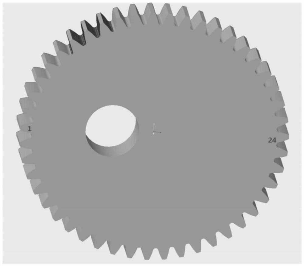 Non-circular gear dynamic contact characteristic analysis method based on tooth surface topological structure