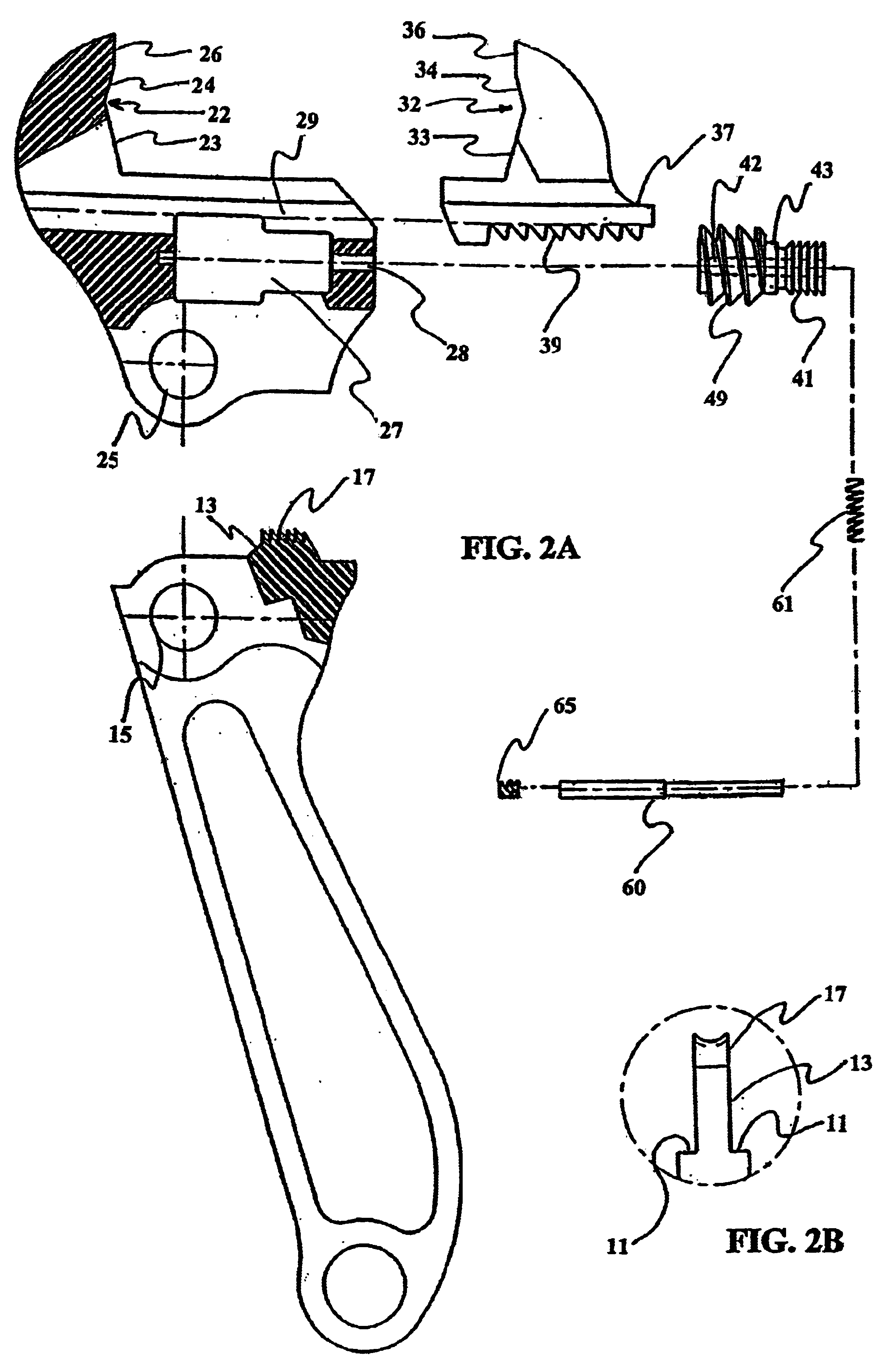 Open-end adjustable ratcheting wrench