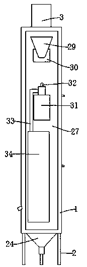 Silicon metal composite negative electrode material grinding device and grinding method thereof