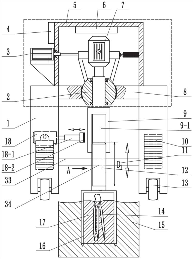 Chinese yam harvesting device, equipment and method