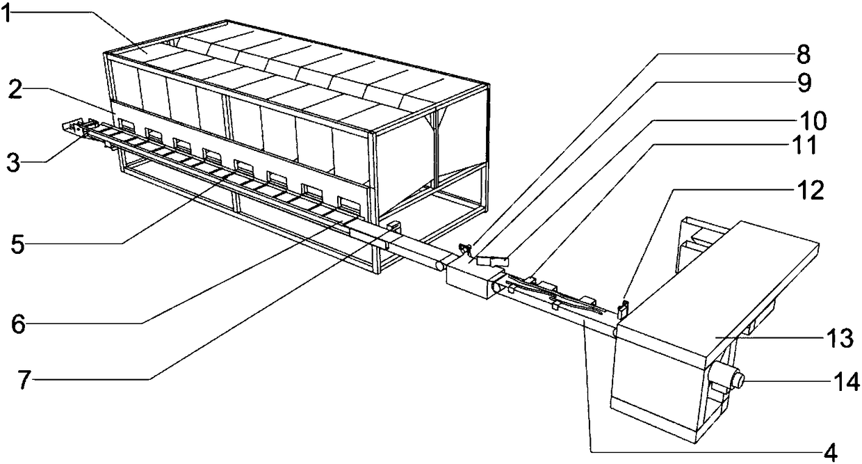 A weighing and marking device for individual poultry eggs based on a conveyor belt
