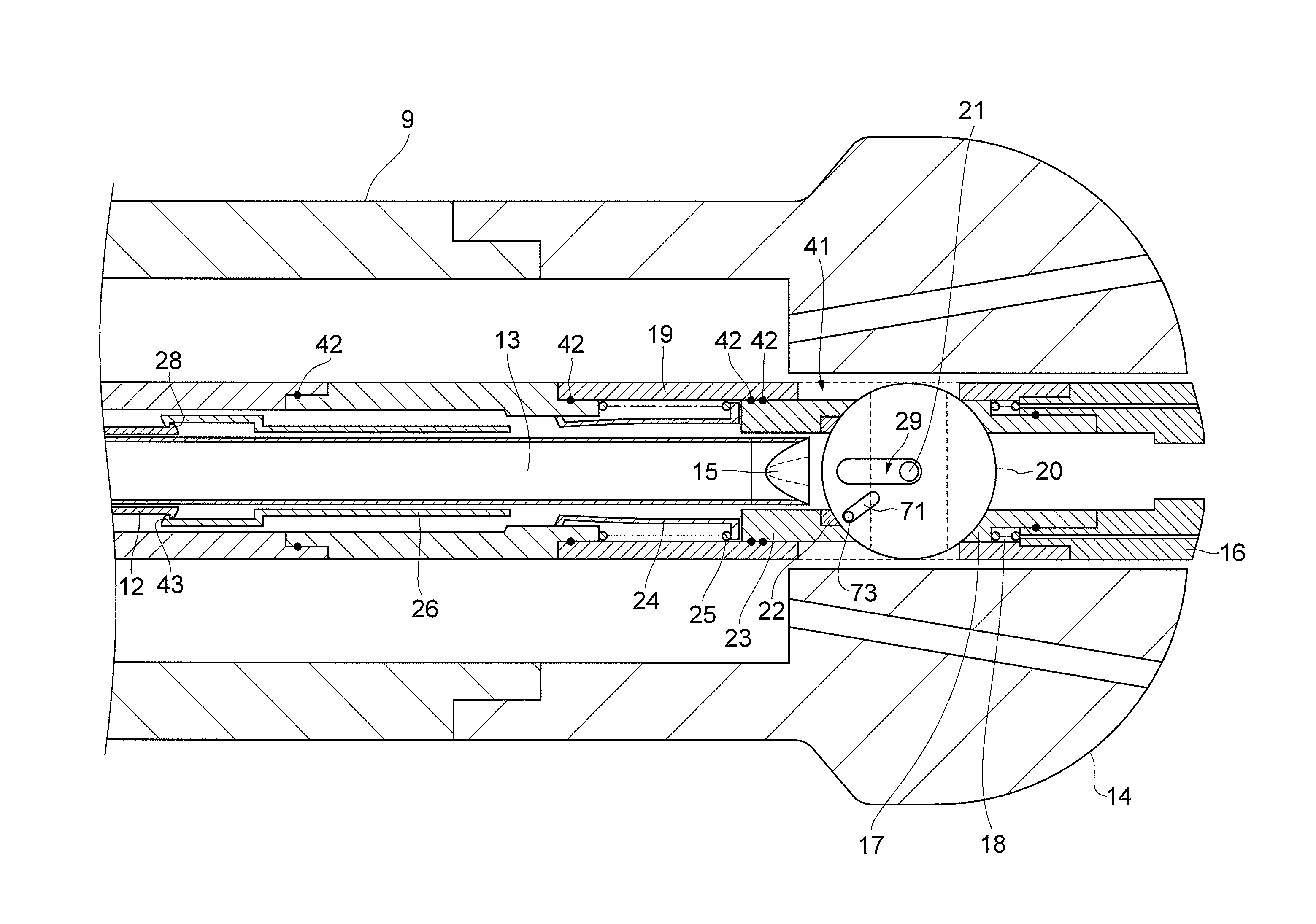 Core sampling apparatus and container transfer apparatus