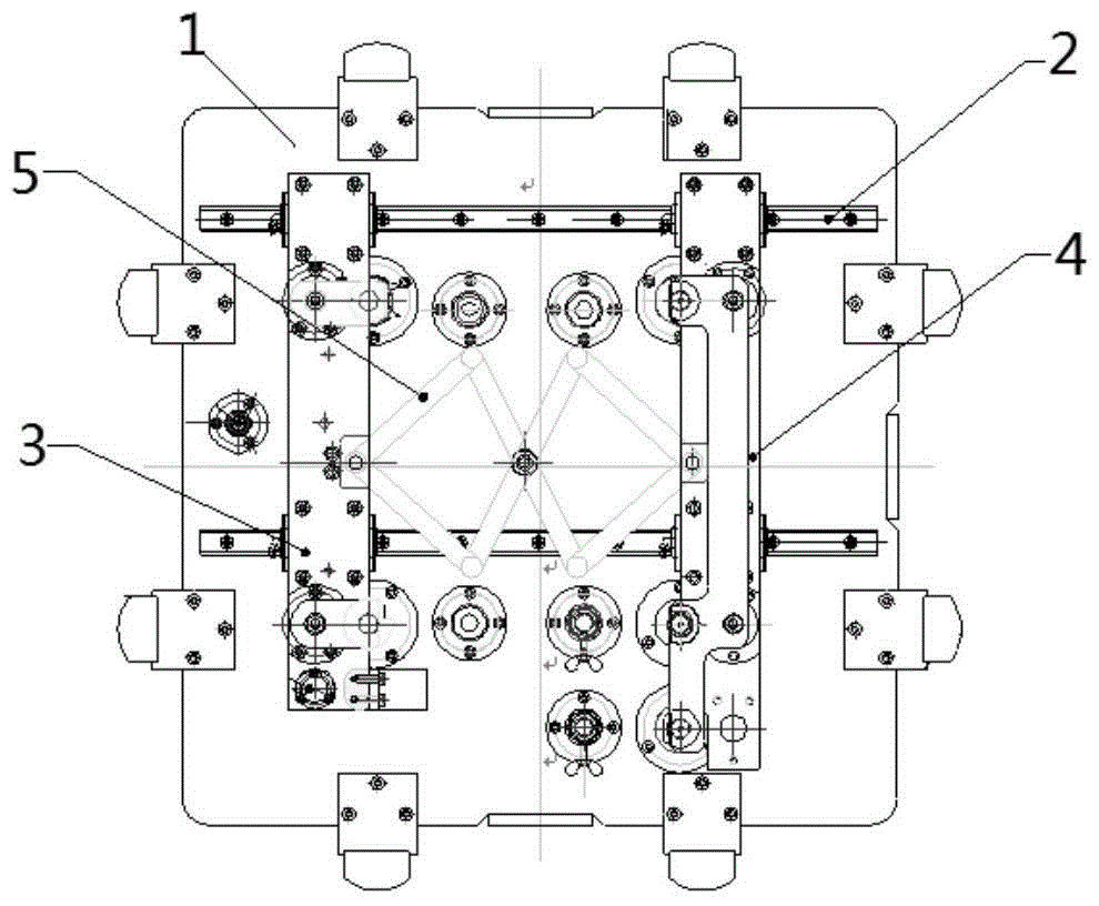 An electric adjustment tray used in the engine production process