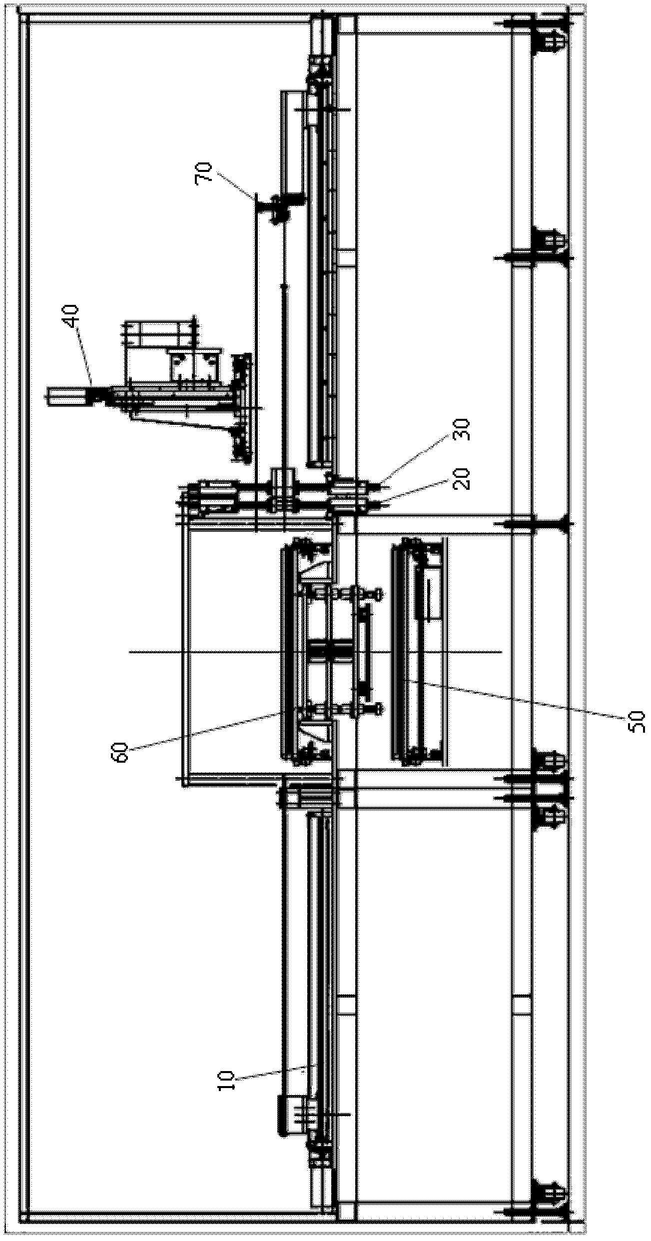 Tube penetrating device and method for fin type heat exchanger