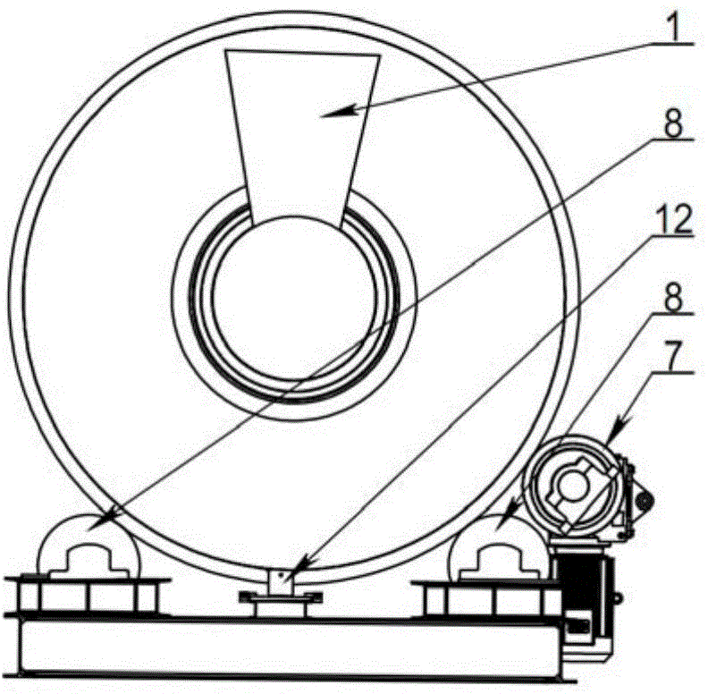 Rotary kitchen waste biochemical treater