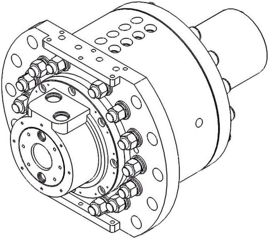 Frame-type sealed hydraulic swing motor