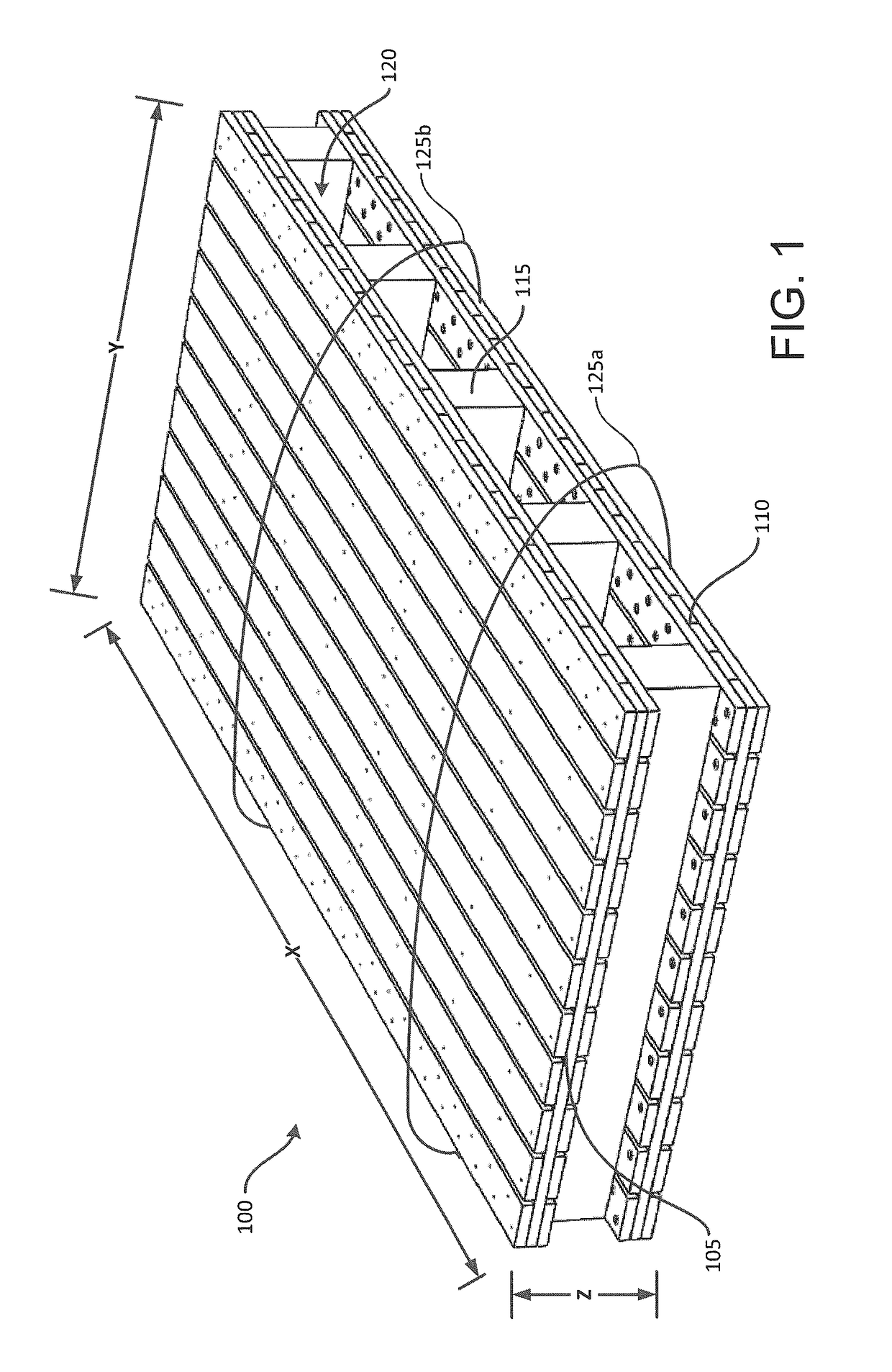 Stackable mat construction