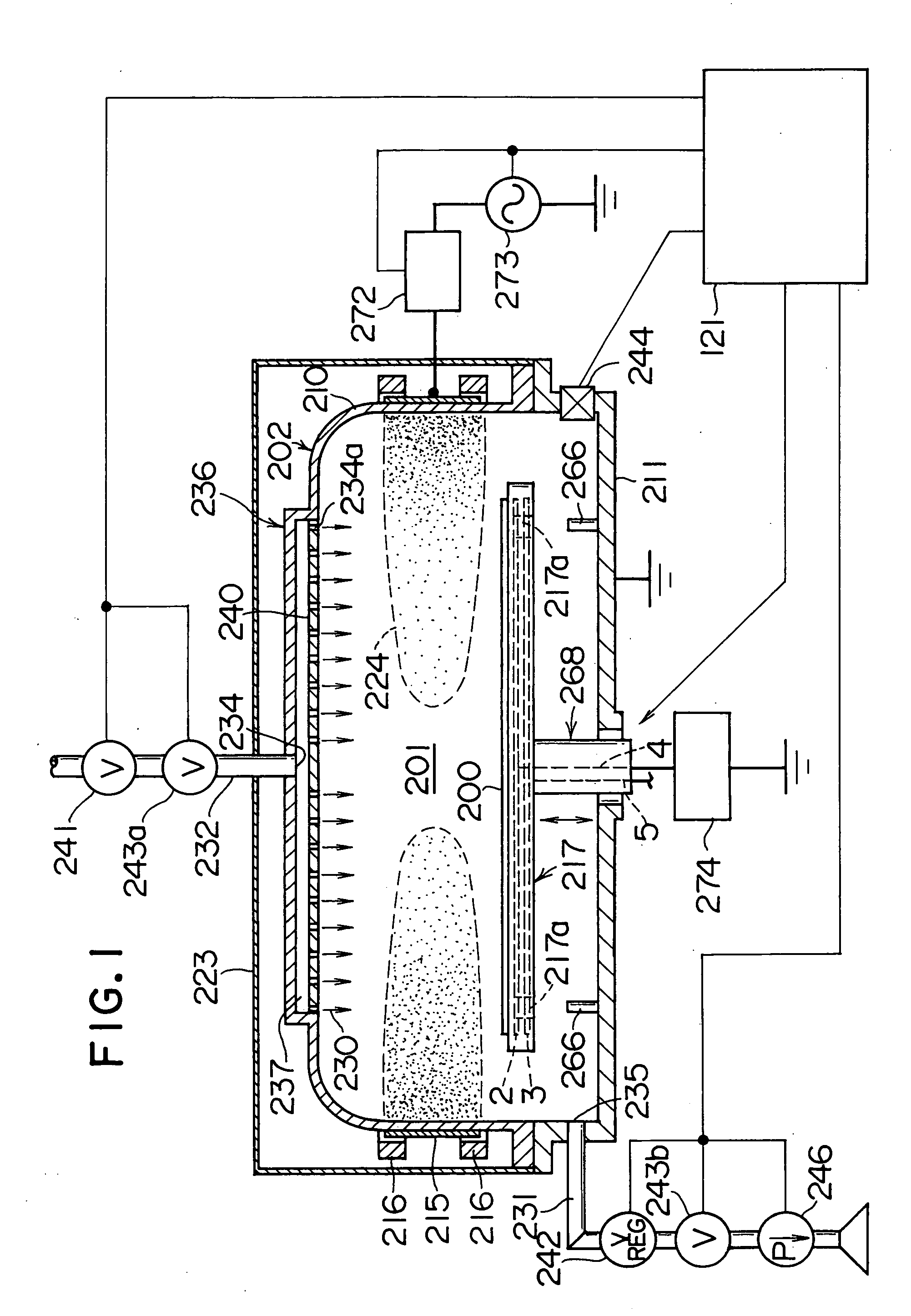 Semiconductor producing device and semiconductor producing method