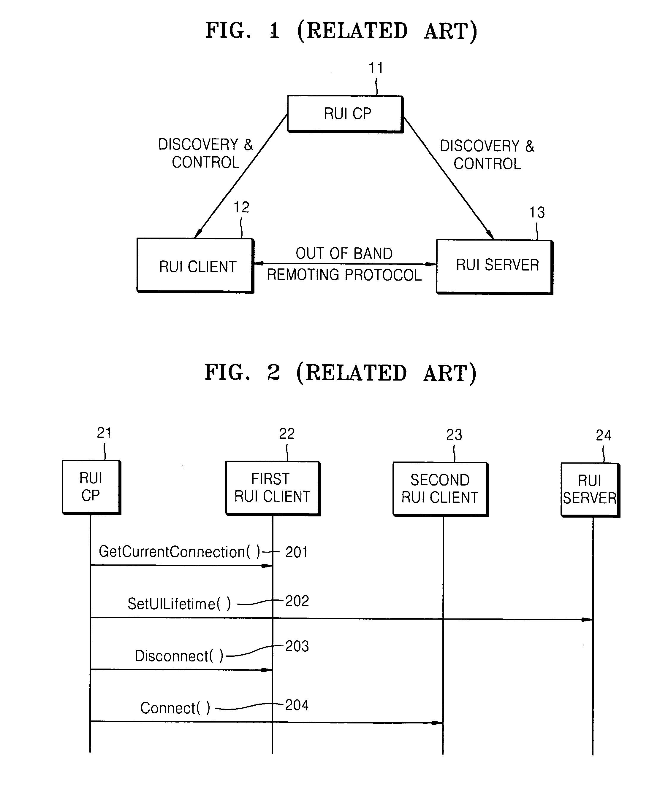 Method and apparatus for storing and restoring state information of remote user interface