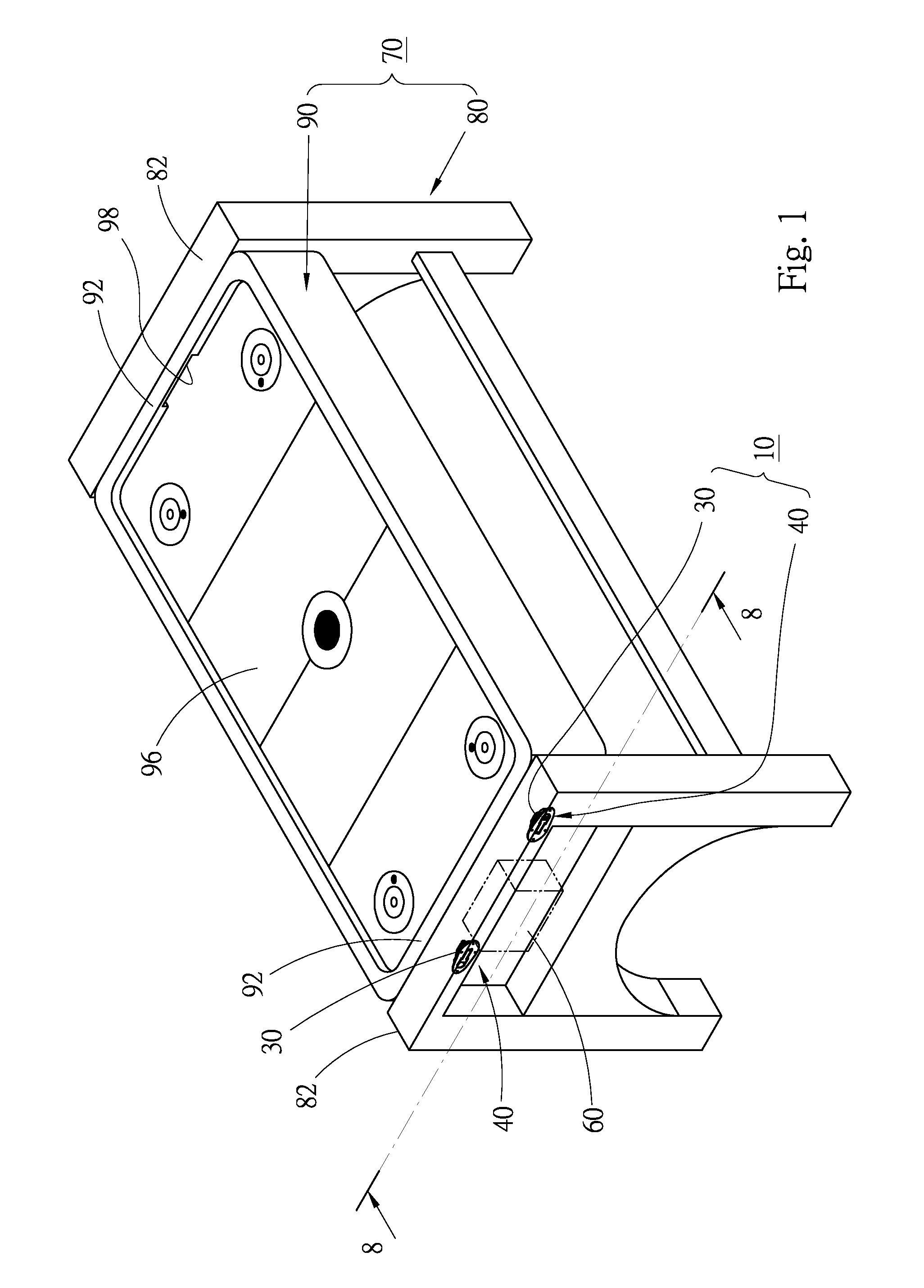 Latch mechanism applied for multi-function game table