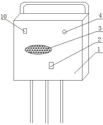 Electrocar burglar alarm with positioning and recording functions