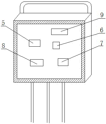 Electrocar burglar alarm with positioning and recording functions