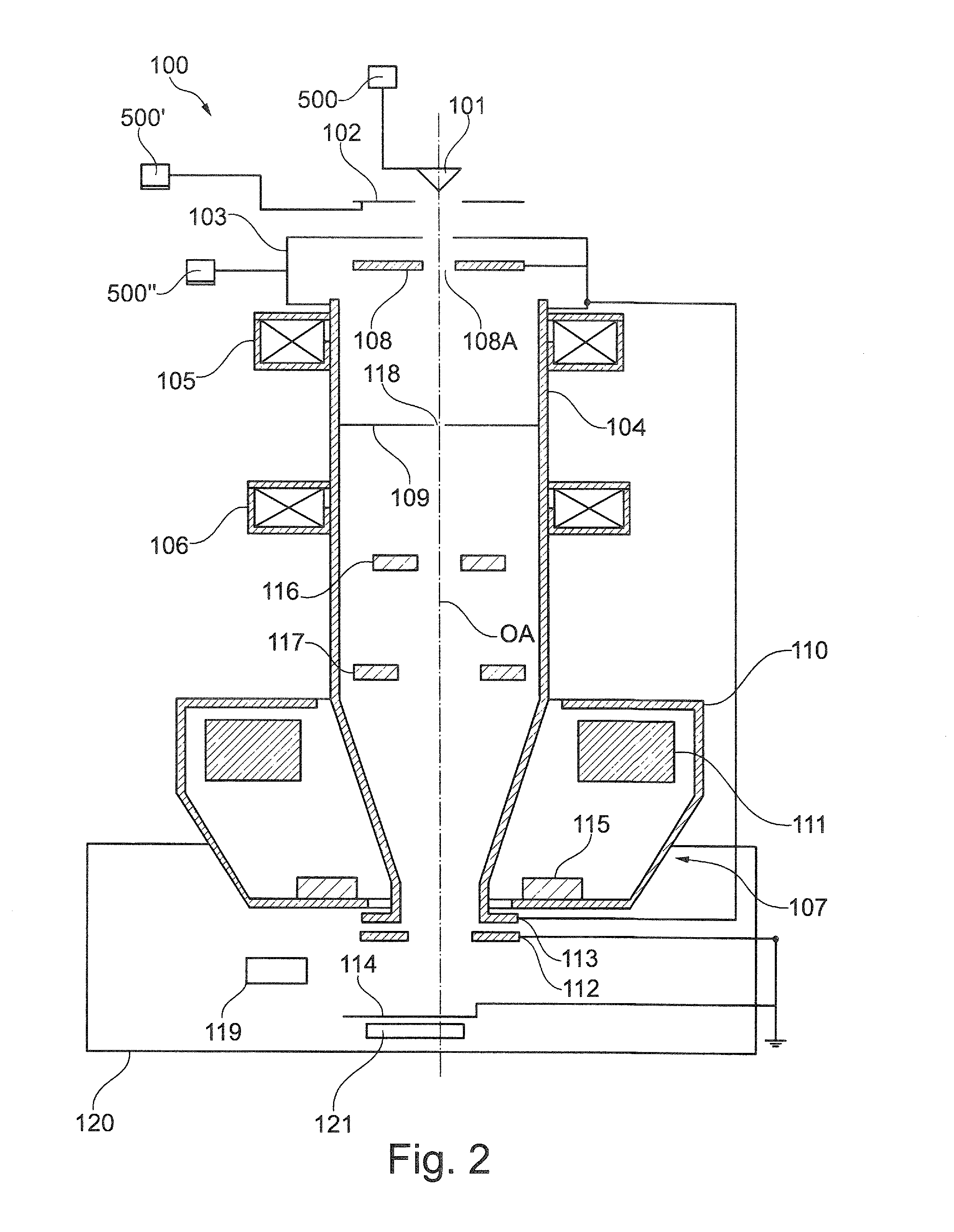 High-voltage supply unit and circuit arrangement for generating a high voltage for a particle beam apparatus