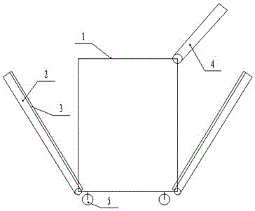 Novel multi-door type refrigerating cabinet