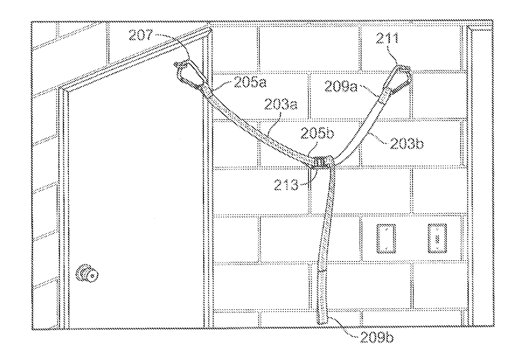 Apparatus and method for securing a door