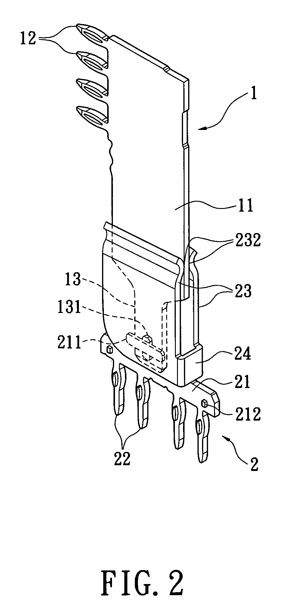 Power source terminal structure