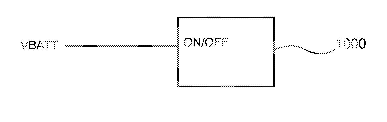 Device for controlling the operation of a radiocommunication electronic module, and corresponding electronic circuit