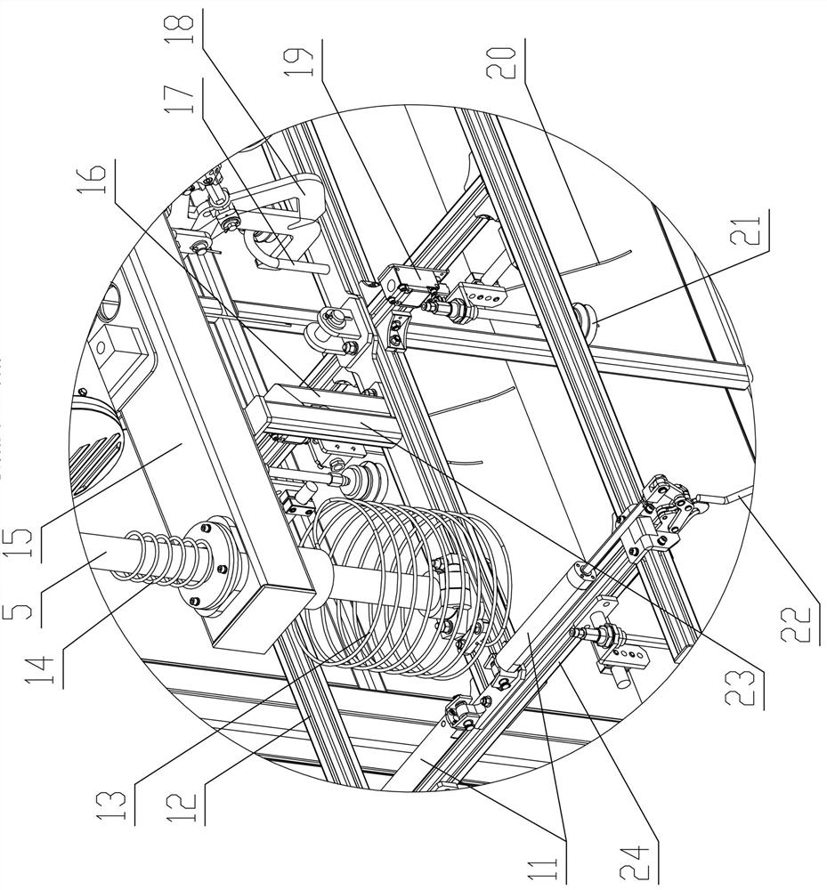 Cantilevered top cap transport cart system