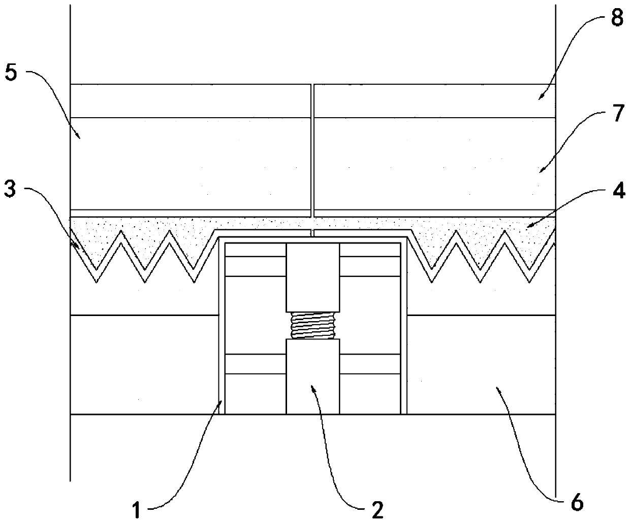 Adjustable ground structure for building