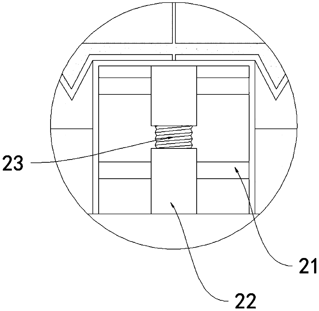 Adjustable ground structure for building