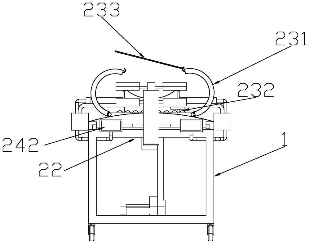 Nursing device for postoperative rehabilitation in department of cardiology