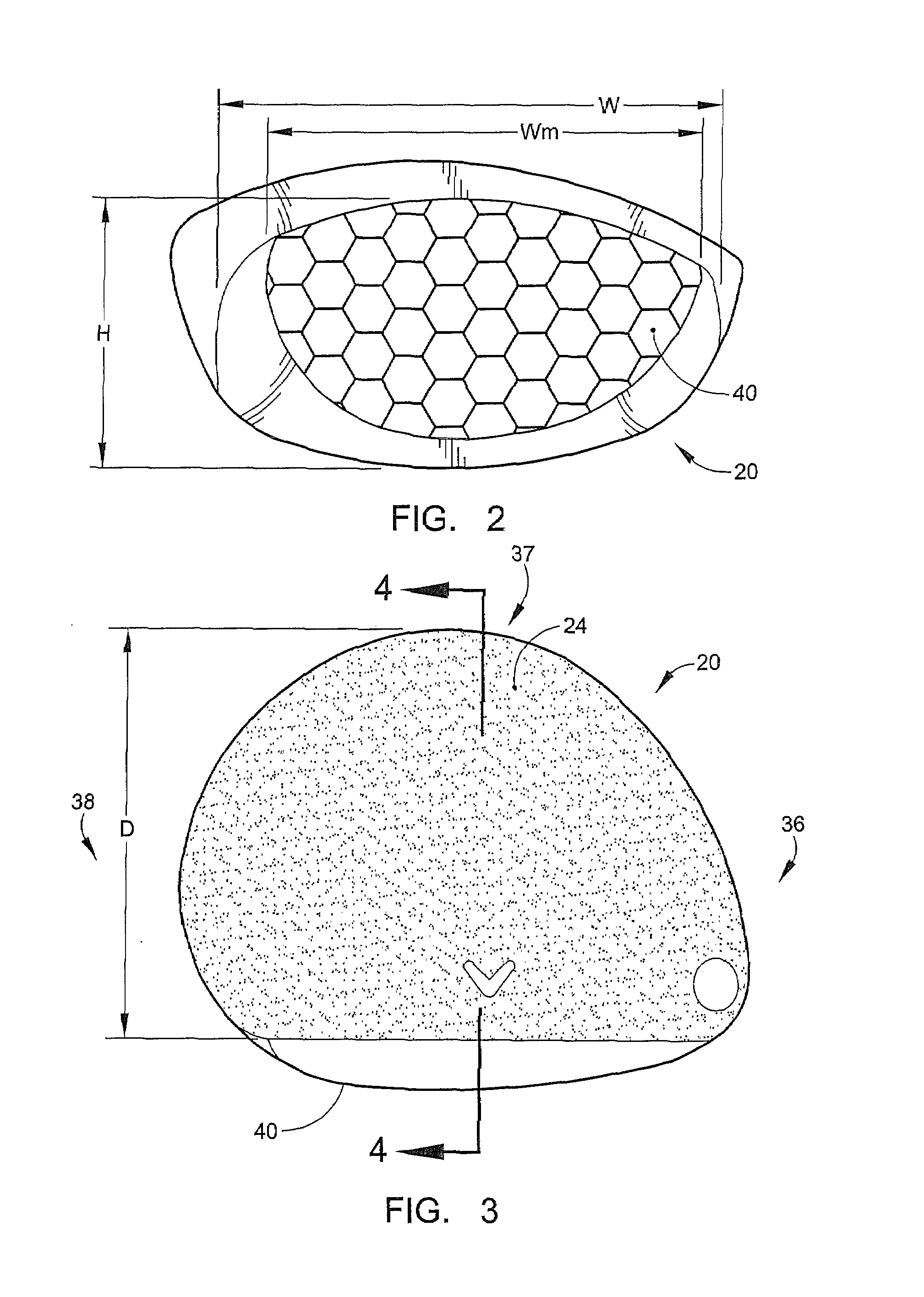 Method and apparatus for forming a face structure for a golf club head