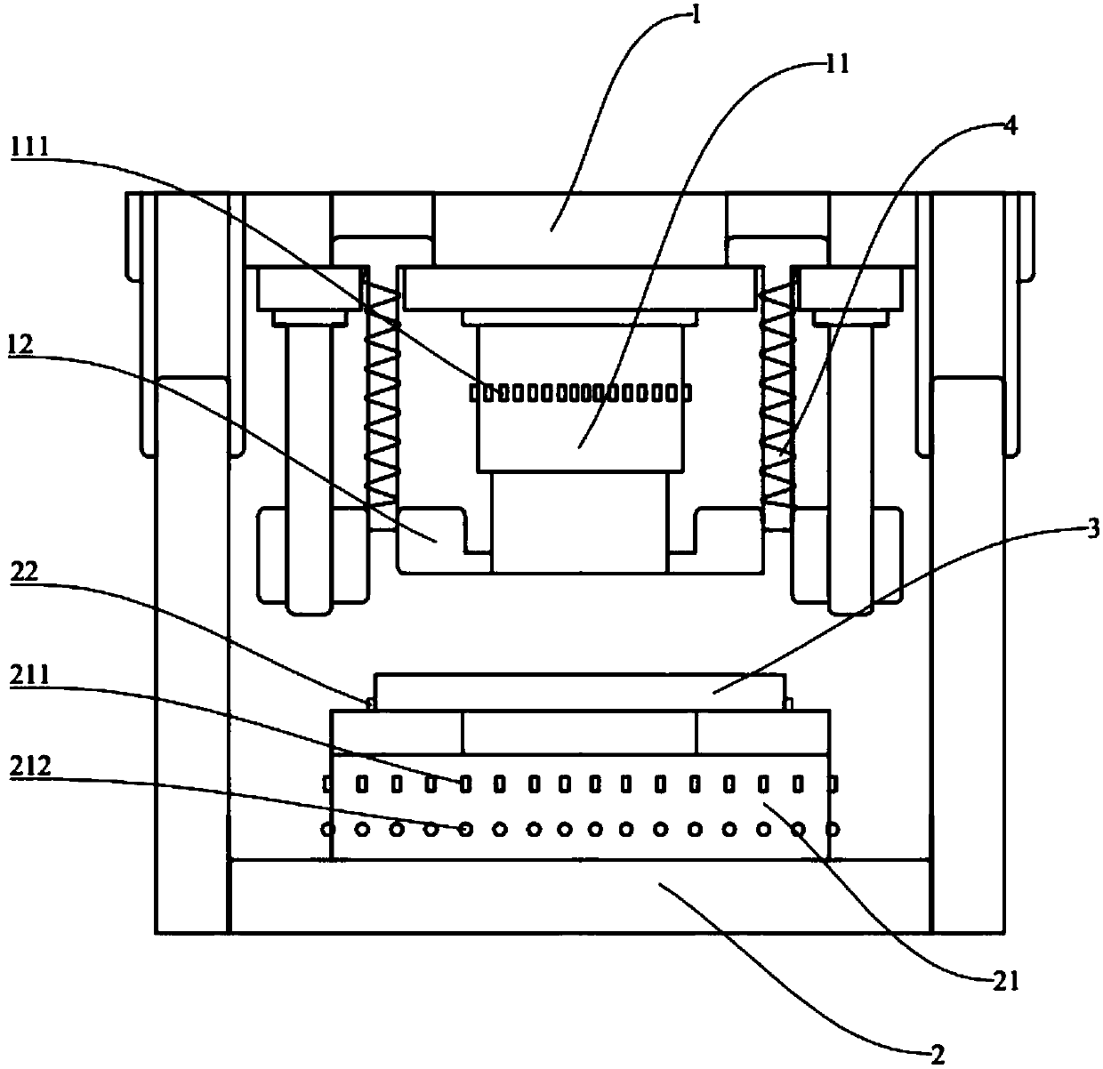 Online monitoring device and monitoring method for punching machine